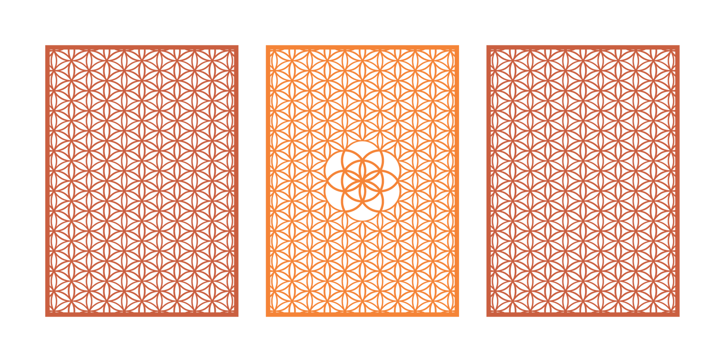 סט משרביות - פרח החיים