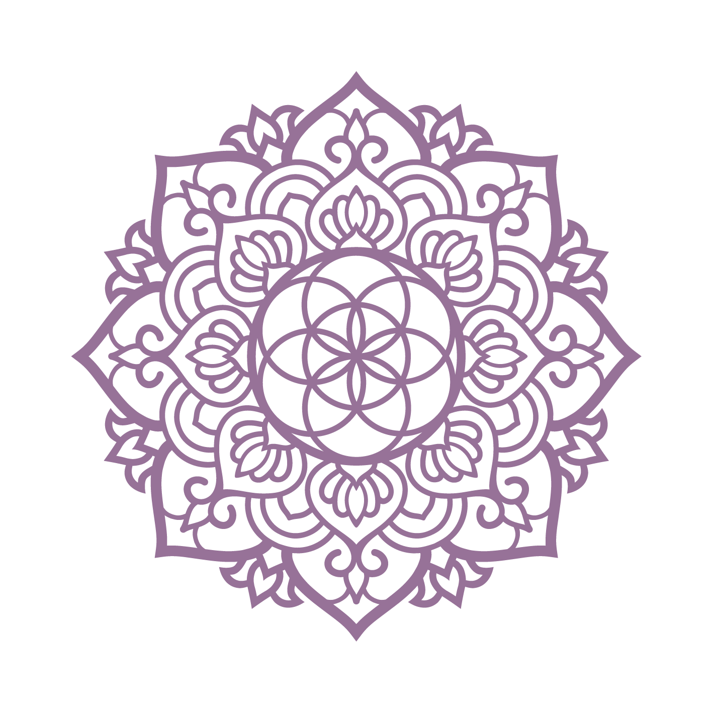 אחדות - מנדלה מעוגלת