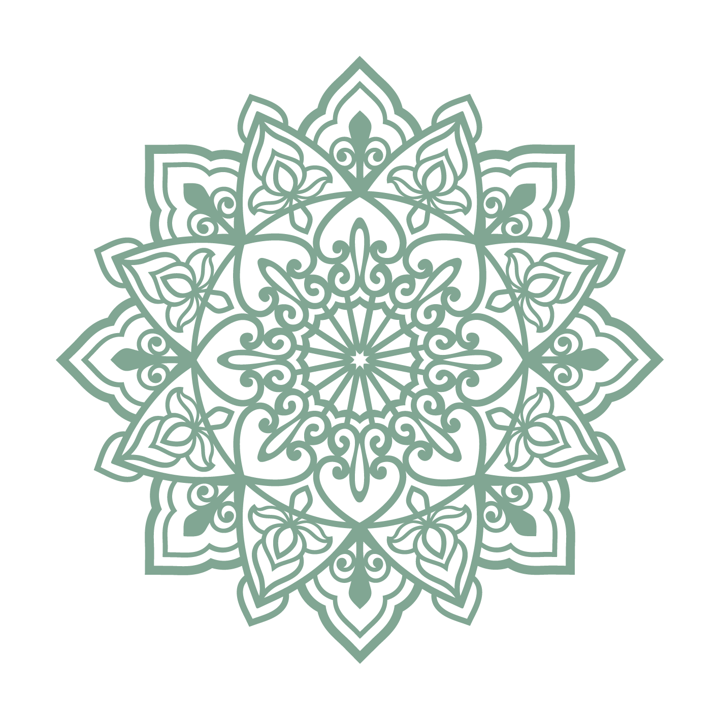 תפארת - מנדלה מעוגלת