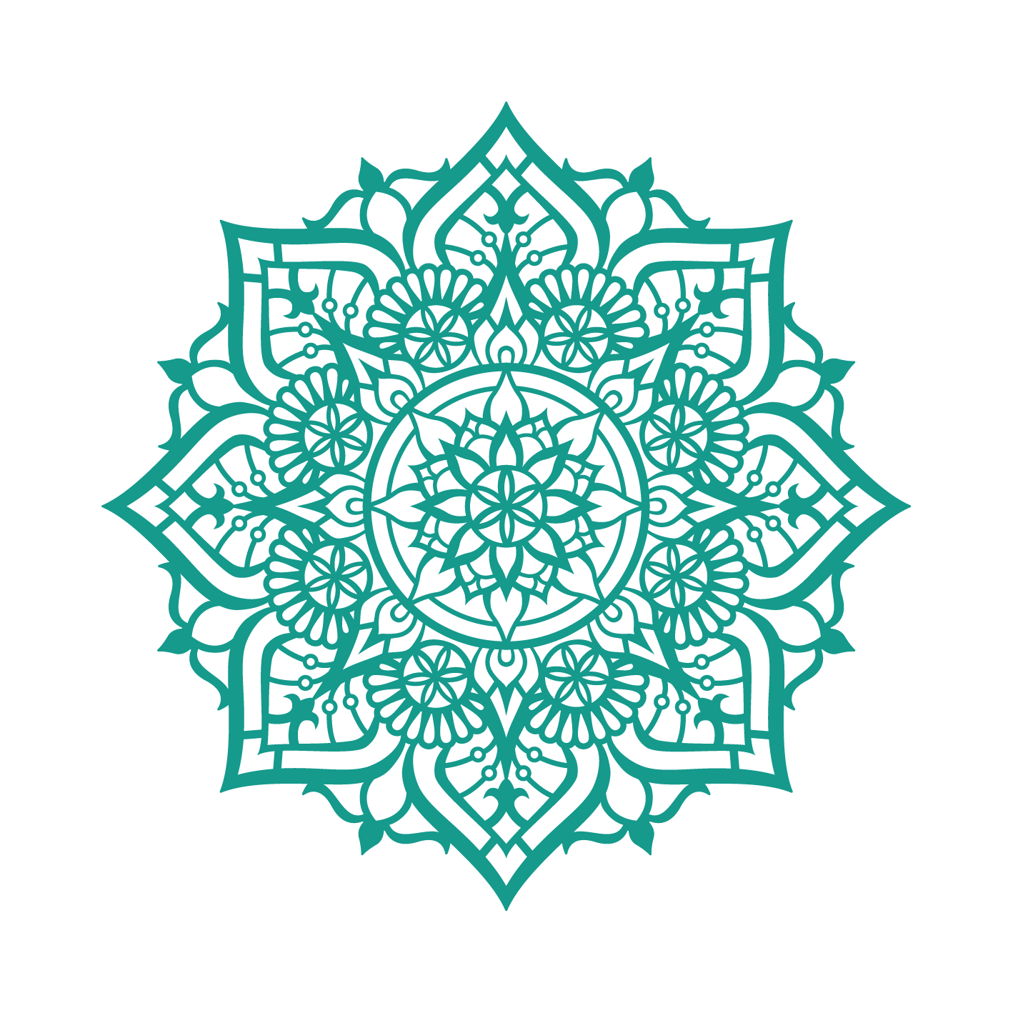 נוכחות - מנדלה מעוגלת