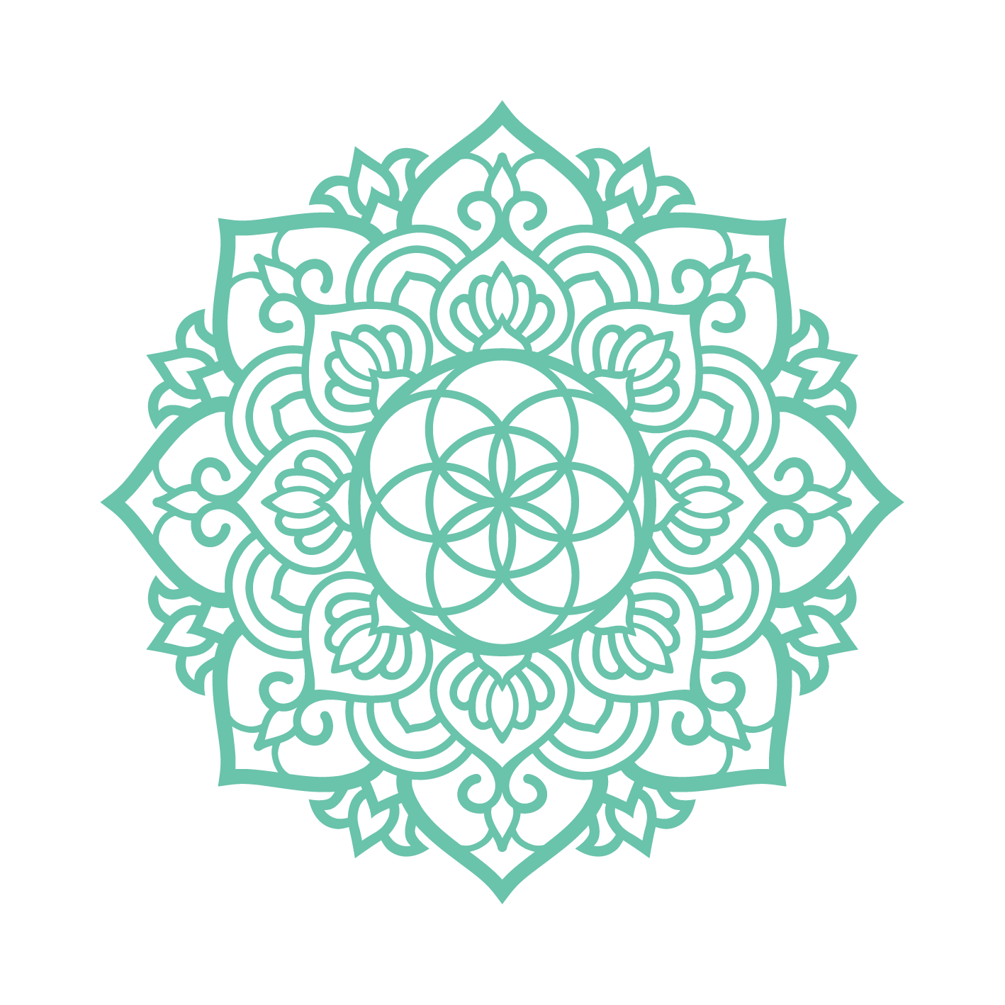 אחדות - מנדלה מעוגלת