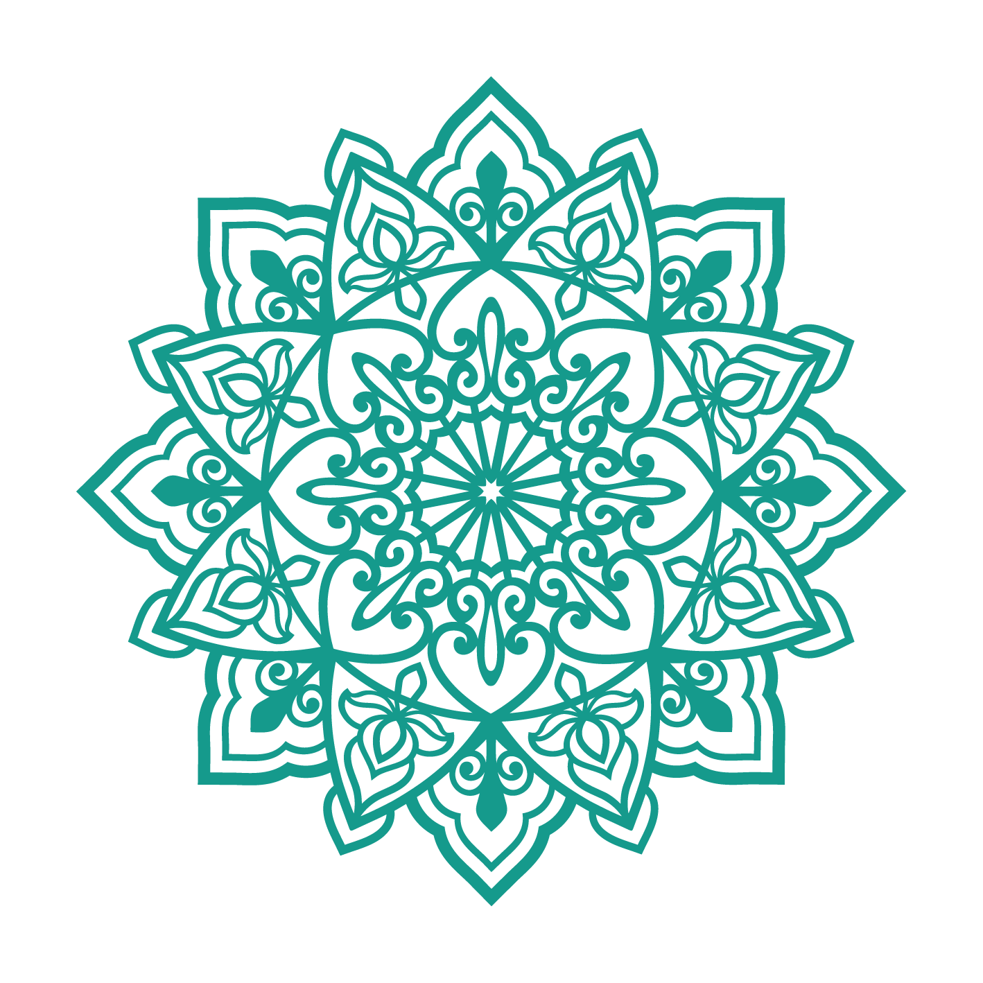 תפארת - מנדלה מעוגלת