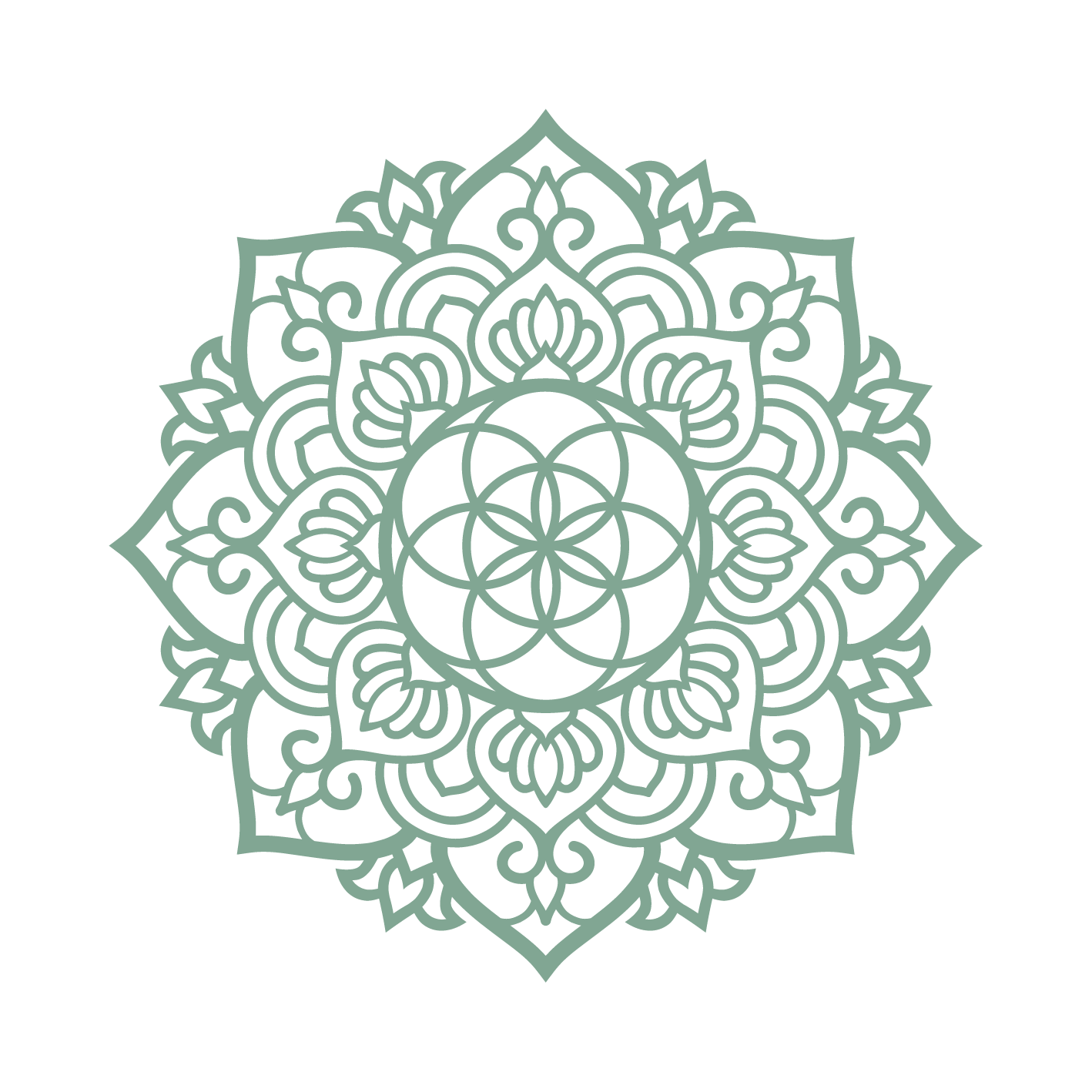 אחדות - מנדלה מעוגלת