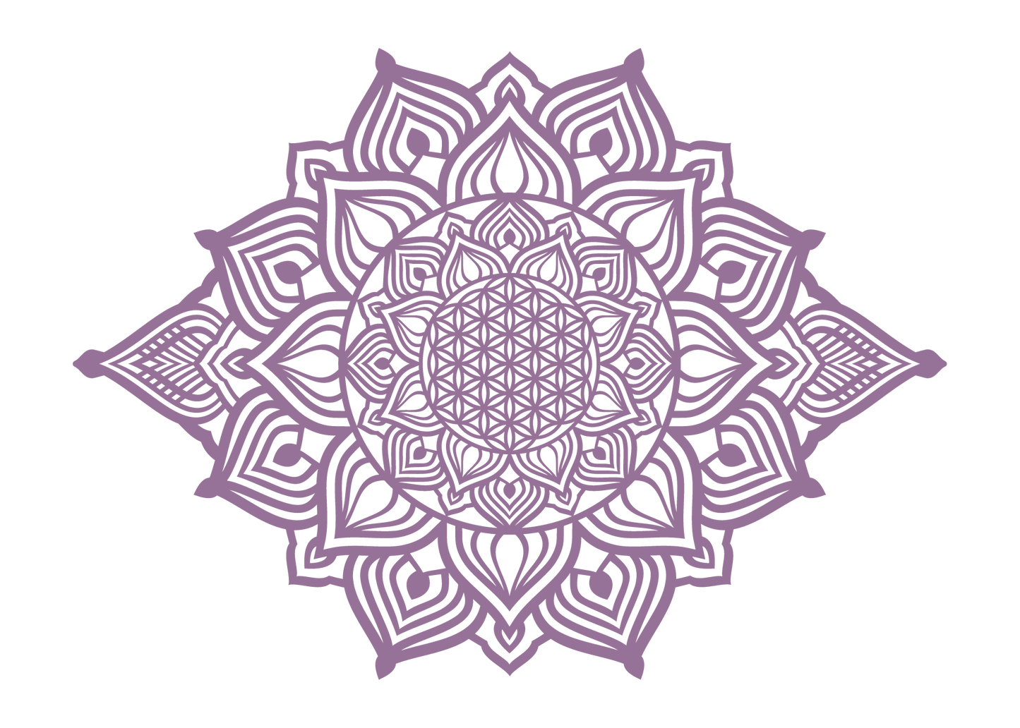 השמש העולה - מנדלה מאורכת