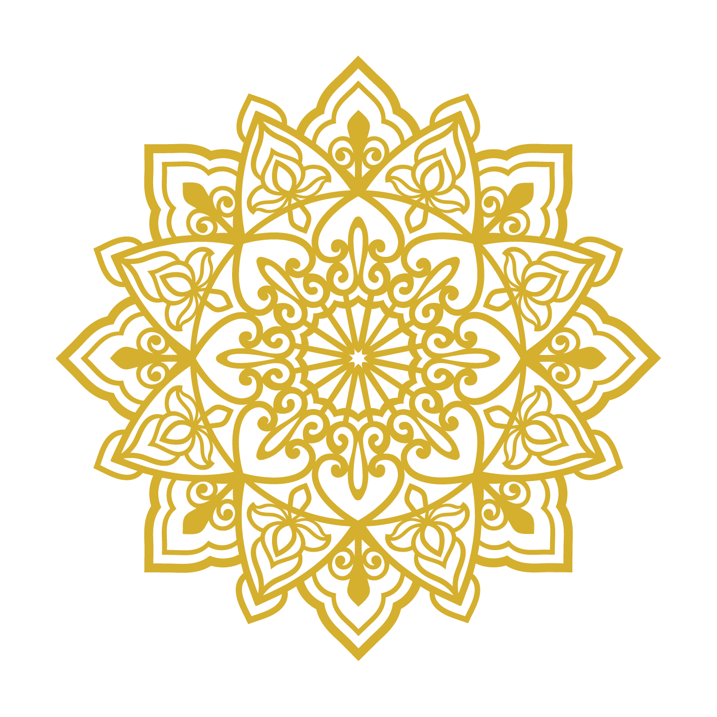 תפארת - מנדלה מעוגלת