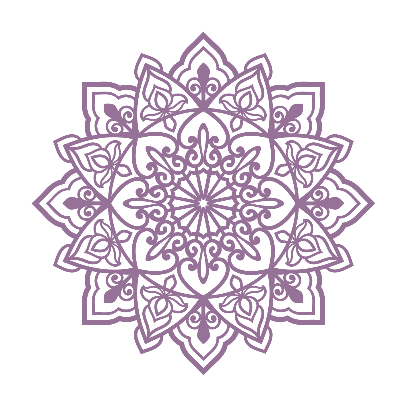 תפארת - מנדלה מעוגלת