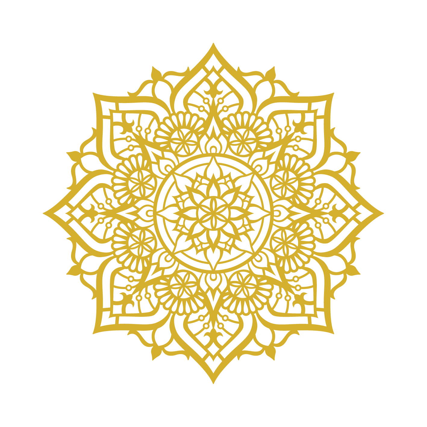 נוכחות - מנדלה מעוגלת