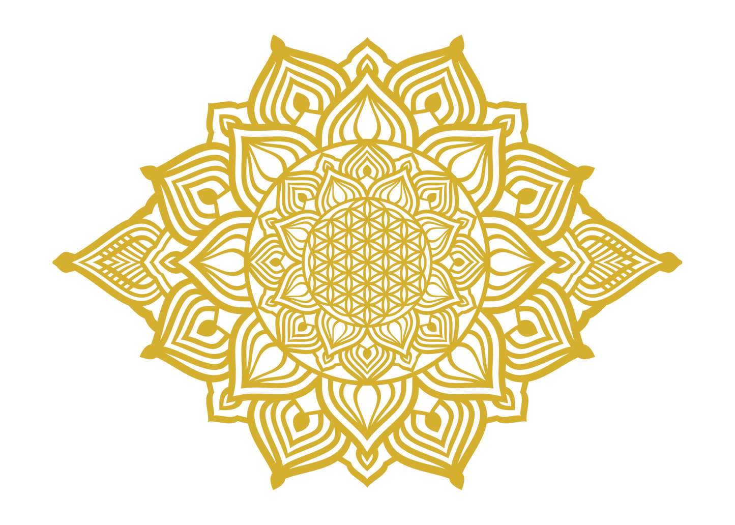 השמש העולה - מנדלה מאורכת