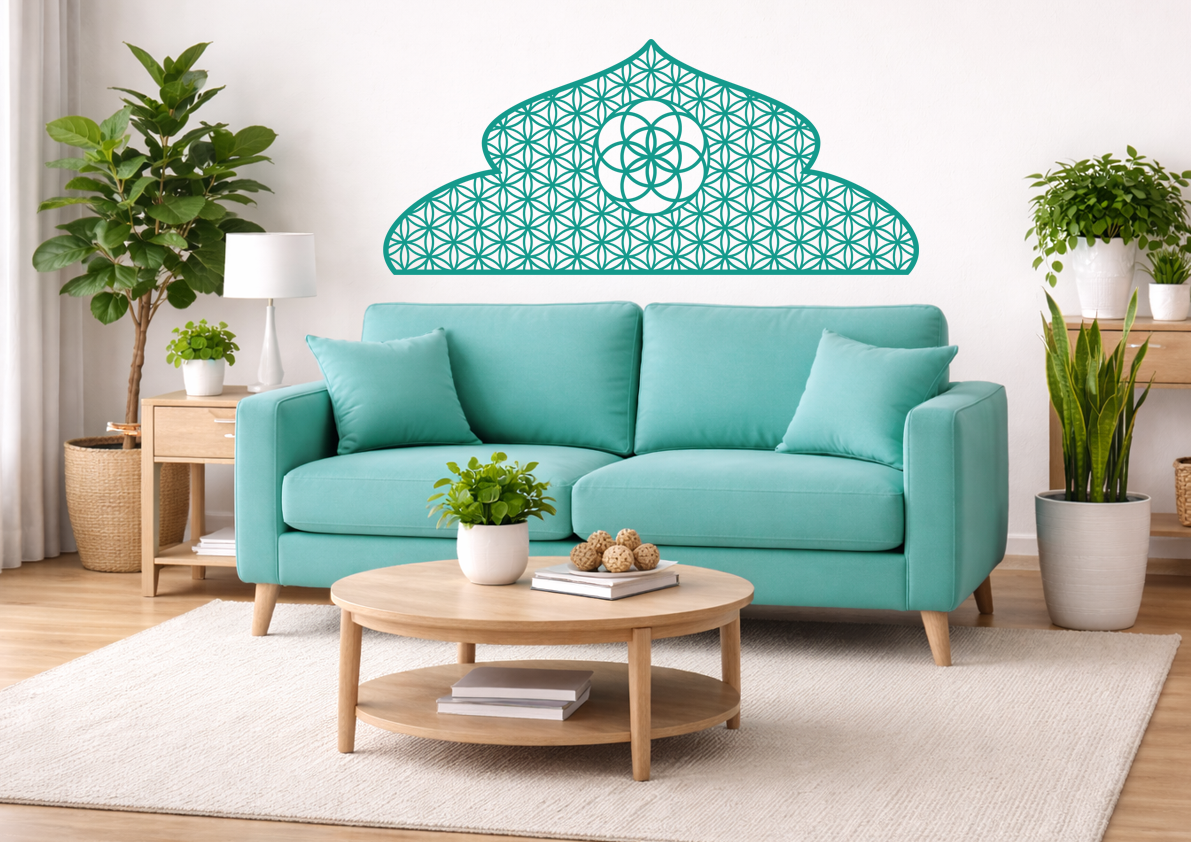 כתר מיטה -המקדש האישי - פרח החיים