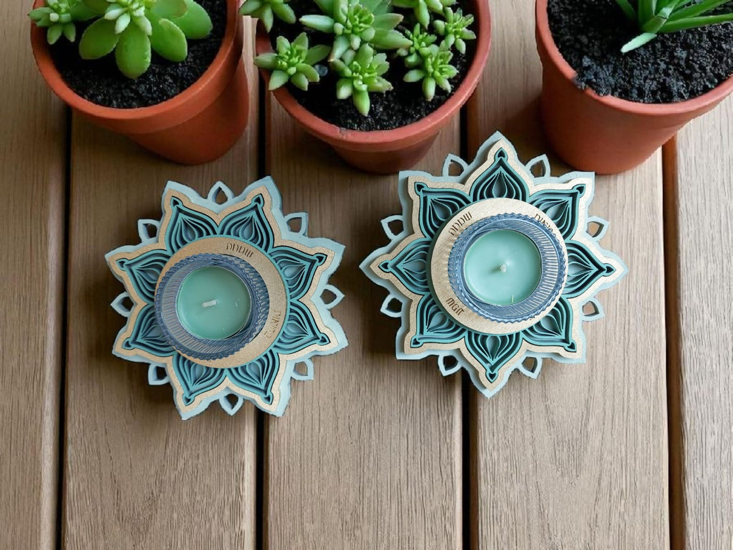 פמוטי אור-לב פתוח