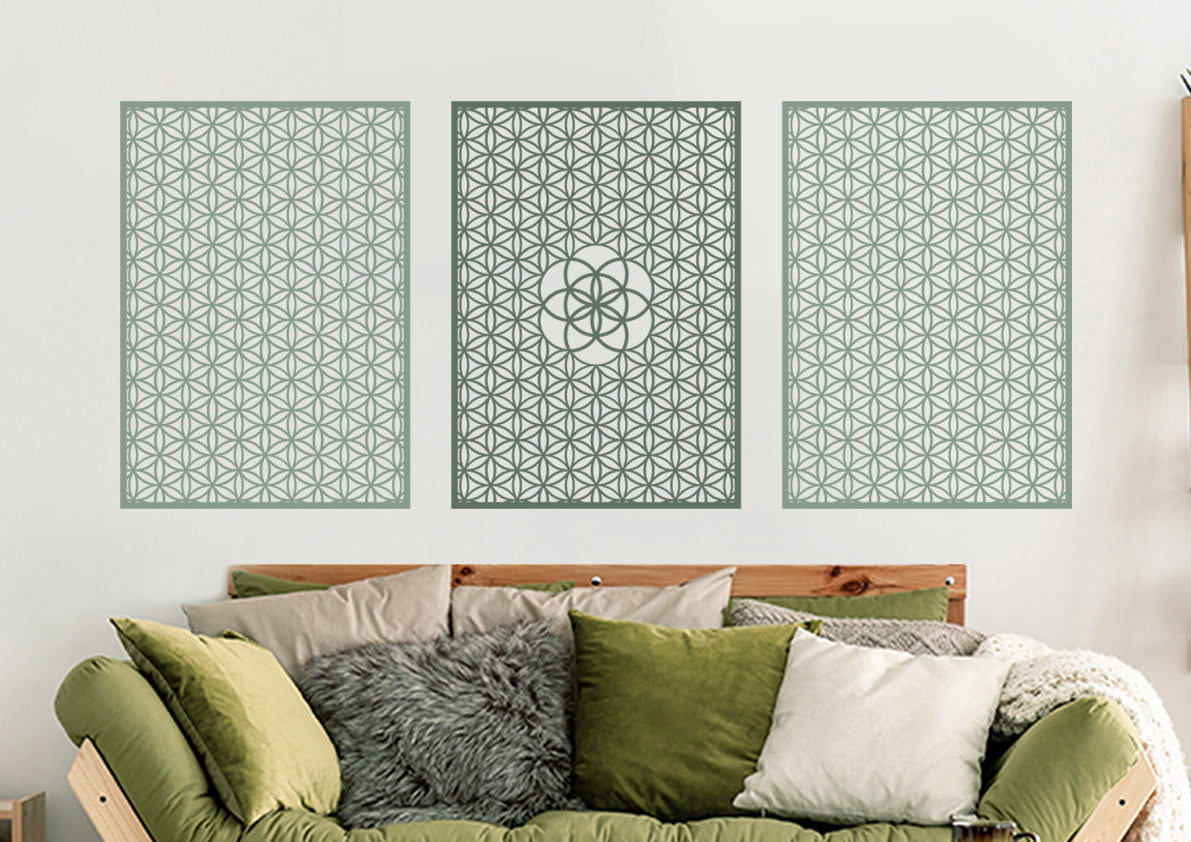 סט משרביות - פרח החיים 